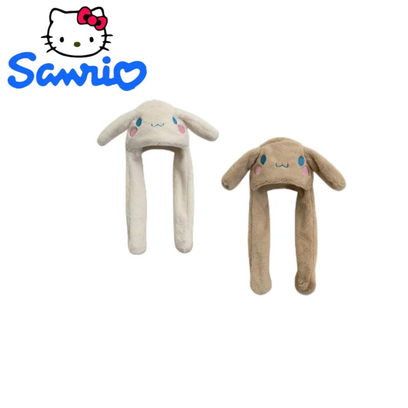 

Sanrio Series Cinnamoroll Cartoon Cute Girly Heart Plush Warm Hat Creative Exquisite Versatile Holiday Surprise Gift for Girls