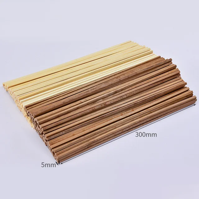 Wood DIY Crafts Light Wooden Round Stick Balsa Wood Handcrafted Logs Soft  Wood/Clear Texture/Easy To Cut Handicraft DIY Making - AliExpress