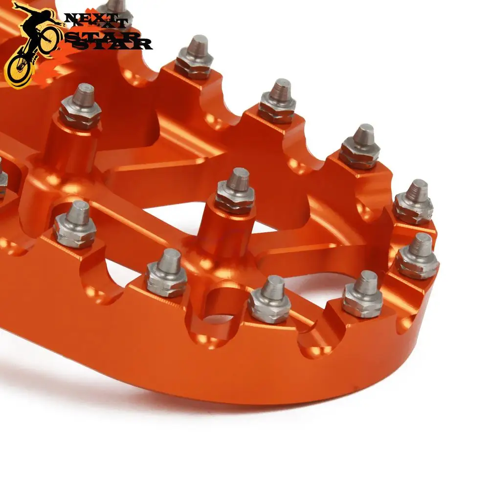 CNC Foot Rests Footpegs Pedals for KTM EXC SX XCF SXF XC XCW XCFW 65 85 125 150 200 250 300 350 450 ADVENTURE 990