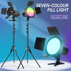 RGB LED Photography Video Light Panel Lighting Photo Studio Lamp Kit LED Camera Light Dimmable 3200K-5600K For Camera Camcorder