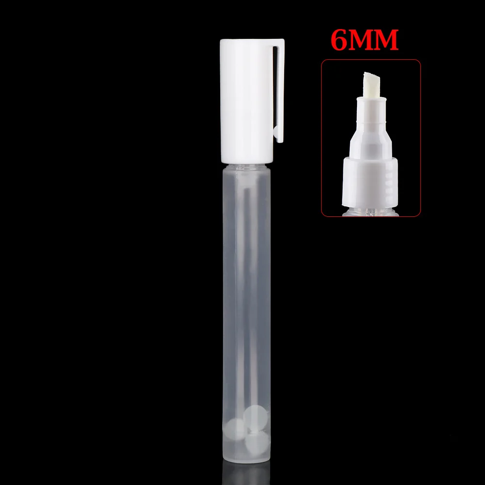 Refillable Transparent Graffiti Pens with Plastic Barrels for Liquid Chalk and Paint