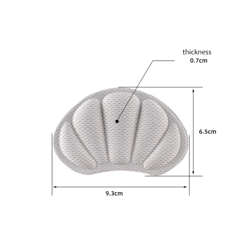 Shoe repair stickers Sneakers Heel Stickers Wear-resistant Anti-drop Half-size Pads