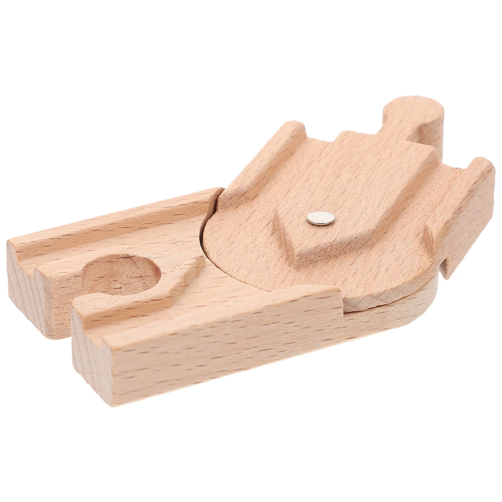 

Wooden Railway Train Tracks Connector Toys DIY Expansion Block Toy Scene Layout Prop Kids Educational Toys Children