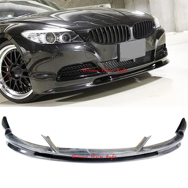 3D スタイル カーボンファイバー フロント バンパー リップ、BMW 3D スタイル カーボンファイバー フロント バンパー リップ、BMW