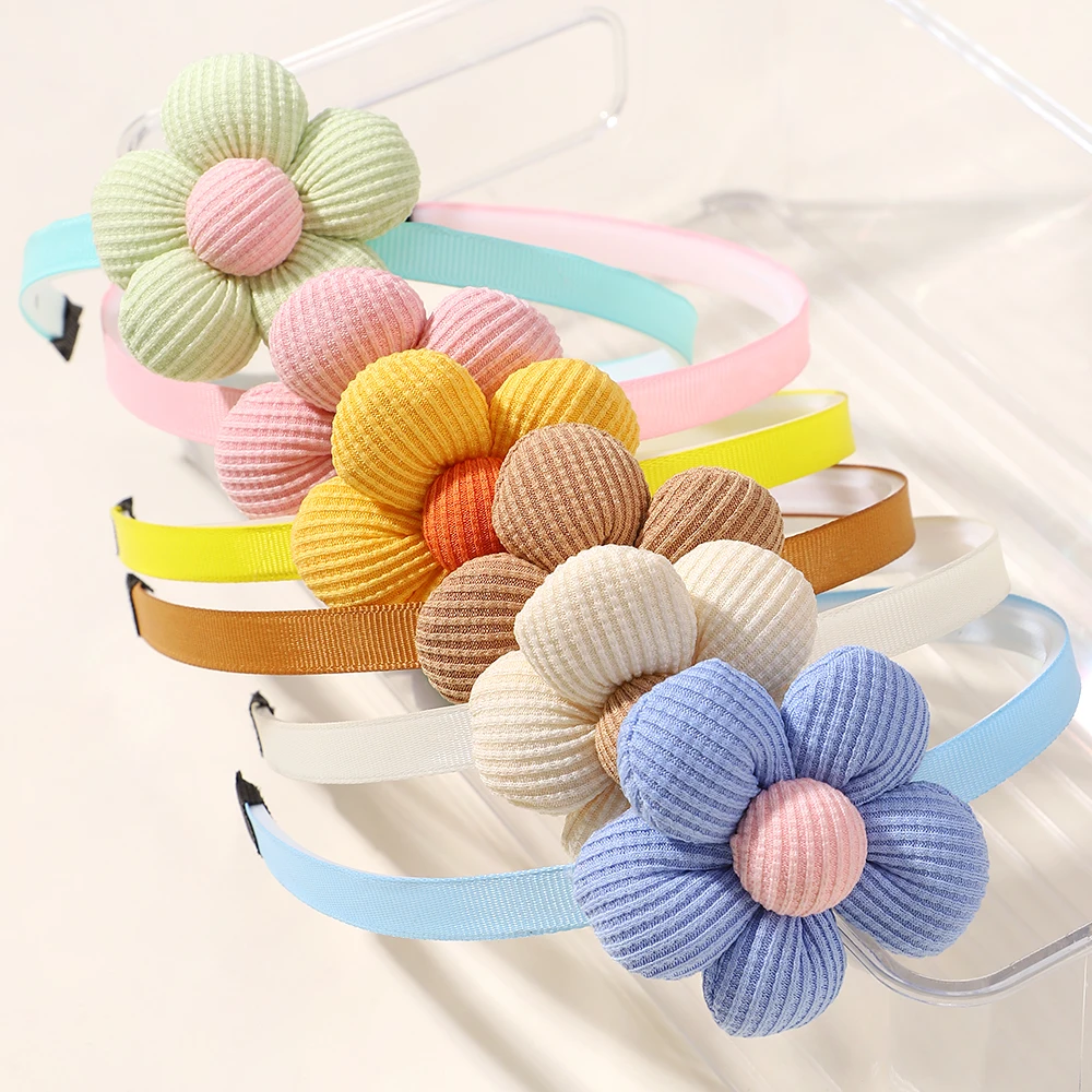 1Pcs Children Cute Butterfly Cartoon Flower Hairbands Headwears Girls Lovely Hair Hoop Sequin Headbands Kids Hair Accessories new children s hat scarf gloves set boys girls lovely knitted woollen hats baby plush hat scarf lovely thick ear protection hat