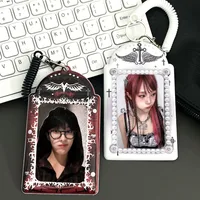 Stationery ID Card Cover Bag Pendant Card Holder Cartoon Card Protective Sleeve 1