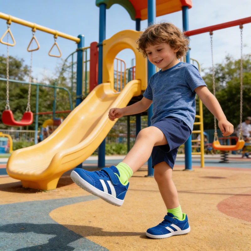 Outdoor Wide-toe Barefoot Shoes for Boys and Girls, Breathable Mesh Athletic Shoes, Suitable for Outdoor Casual Summer Use. - 3