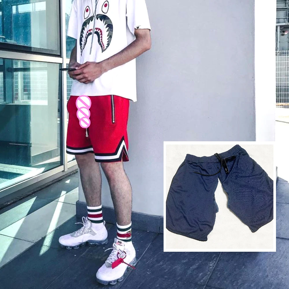 Invisible Open Crotch Outdoor Sex Fashion Sports Shorts Summer Fitness Training Quick Drying Pants Breathable Casual Pants
