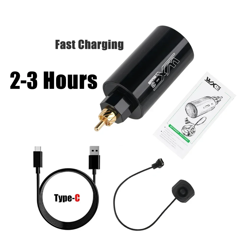 RCA/DC Jack Digital Tattoo Power Supply For Rotary Tattoo