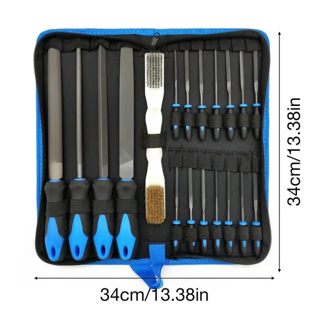 20Db Kézi Üveg Kőfém Tartós Kézműves Szerszám Gyémánt Faragó Táska Ékszerkészítés Tű Fájlkészlet Professzionális Hobbi - Image 6