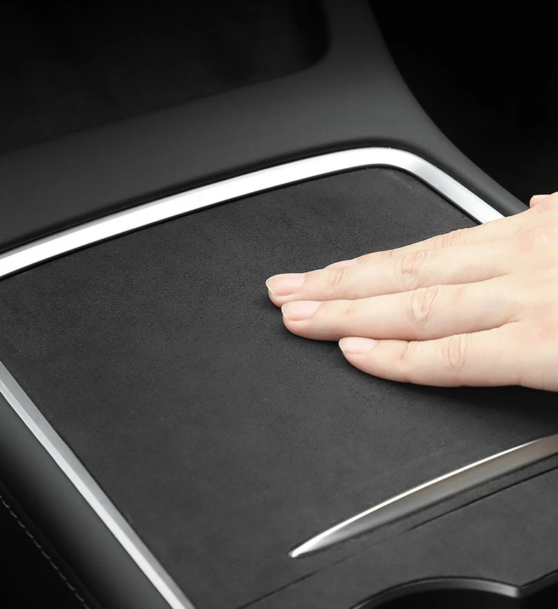 Luxurious Suede Center Console Protector Cover
