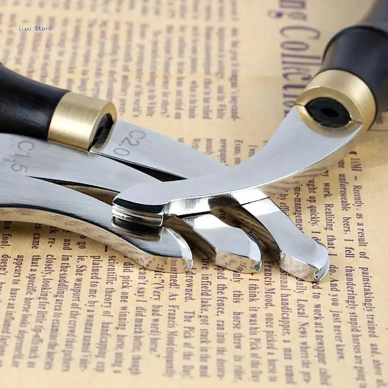 Leather Creasing Tool Leather Shallow Slot Edges Lining Tool Craft Tools