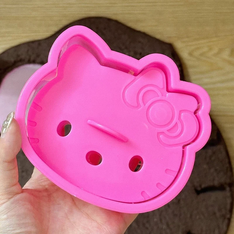 2025 Neue Cartoon Kawaii Hello Kitty Keksform Anime KT Katze DIY Schokoladen-Ausstechformen Backzubehör Kuchenform – Detail 5