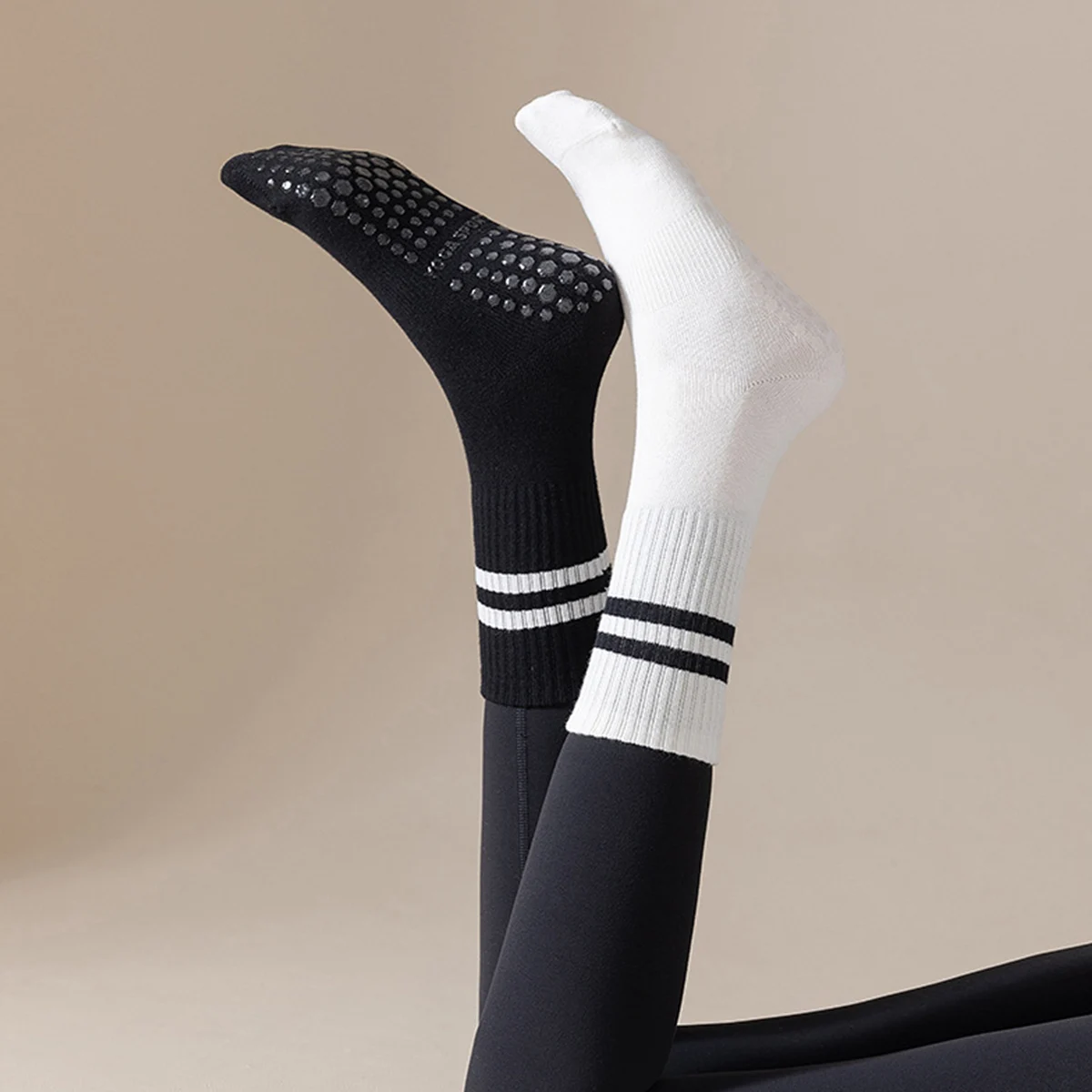 4 Pairs Mid Tube Striped 5