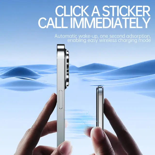 Ultra Thin MagSafe Power Bank, Magnetic Wireless Fast Charging, LED Display 4