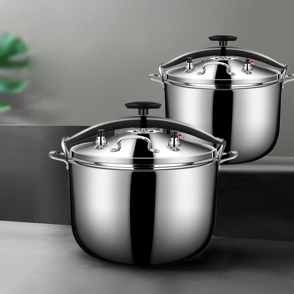 Stainless steel 22cm soup pot household large soup pot gas electromagnetic  oven general