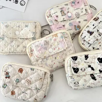 Nuovo cartone animato Animali Portamonete Carta portatile Borsa portaoggetti trapuntata Porta carte Borsa identificativa multifunzionale 1