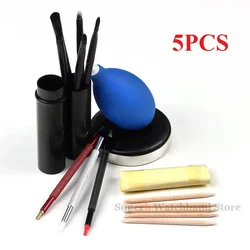 Watch Repair & Cleaning Tool Kit - Dust Blower, Protector Pads, Needle Pen, Cleaning Brush (5 - Piece Set) (5Set)