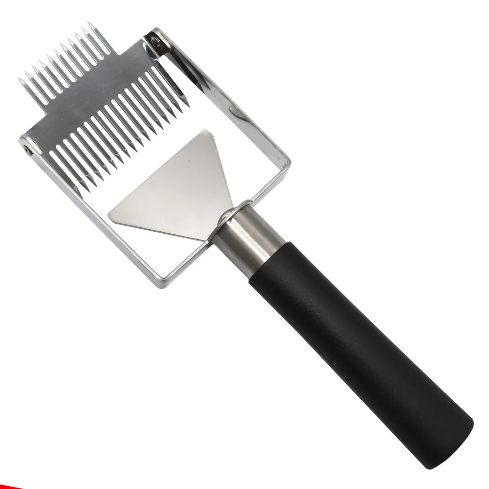

10Pcs plastic Handle Needle Honey Knife Sparse Shovel Cutter Honey Scraper Shovel Comb Uncapping Fork Beekeeping Tools