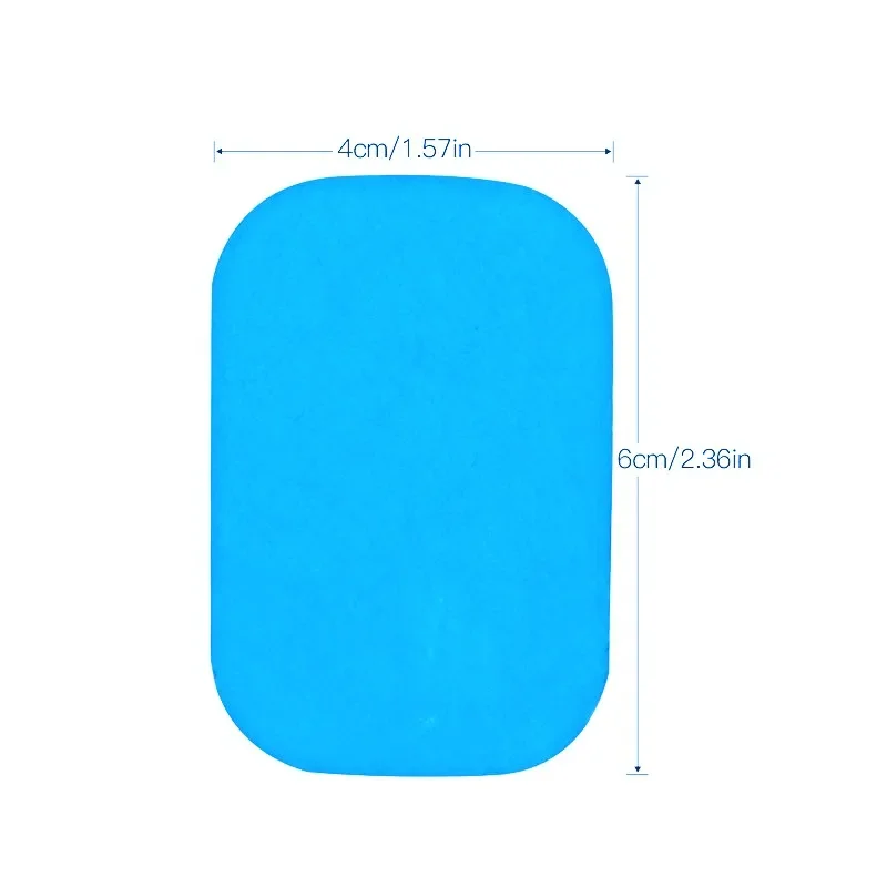 Electrode Pads Muscle Stimulator Massage Gel Pads Muscle Massager Muscle Massager Stick Massage Tool 10/20PCS Gel Pad EMS Abdominal Gel Patch Fitness Hydrogel Abdominal Muscle Stimulator Weight Loss Massage Machine Patch Massage