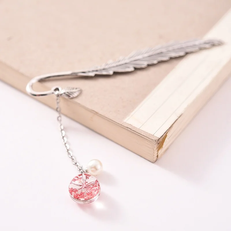 Metal Bookmark Leaf Style Luminous Constellation For Students Teachers Stationery Book Marker
