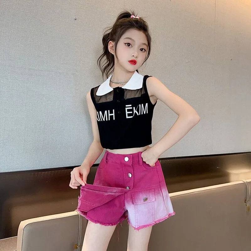 

Kids Girls Clothing Sets Summer New Style Brand Baby Girls Clothes Short Sleeve T-Shirt+Pant Dress 2Pcs Children Clothes Suits