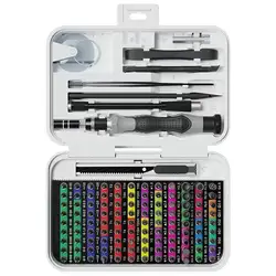 Ultimate Precision Screwdriver Set: Versatile Manual Repair Tool for Electronics & Gadgets (1 set (white))
