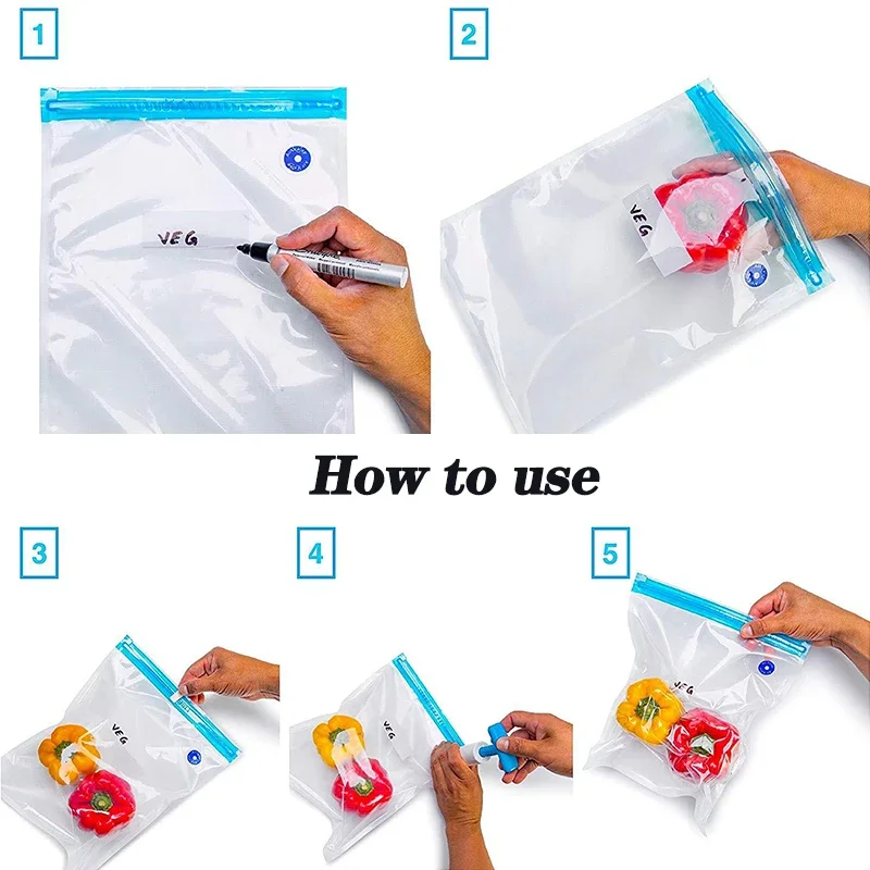 3D Printer Filament Storage Vacuum Bag 10Pcs Foldable Dustproof Humidity Resistant Dryer Safekeeping Sealing Bags Keep Food Dry