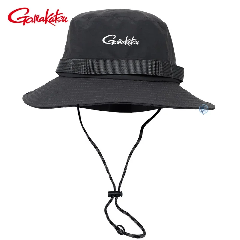 

Gamakatsu, новинка 2024, кепка для рыбалки, летняя Мужская Уличная шапка с защитой от солнца для походов, водонепроницаемая быстросохнущая Рыболовная Шапка