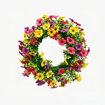 Violet Eucalyptus Spring & Summer Wreath 1