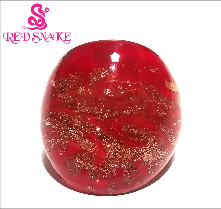 

RED SNAKE Brand Fashion Ring Handmade Murano Glass Multifarious Rings RSMG0000#460