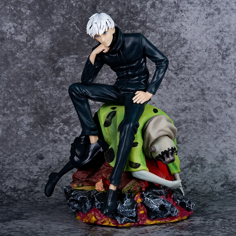 

22cm Jujutsu Kaisen Satoru Gojo GK and the Itadori Yuji Doll Figures Collection Toy Handmade Collectible Gift