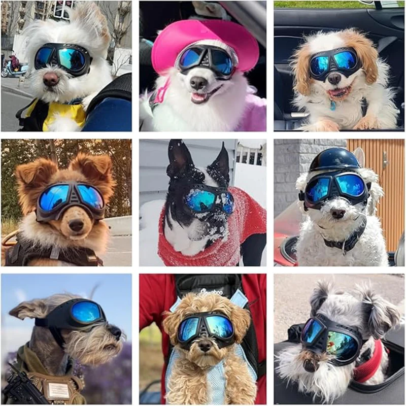 Wide-Snout Soft Frame Dog Goggles - Tactical Driving Sunglasses