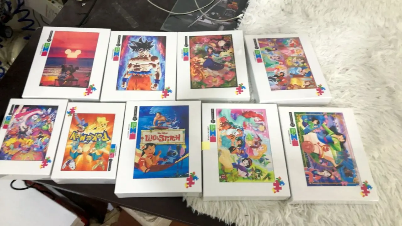 1000 Pieces Puzzle Game Gift Decoration for Disney Mickey Mouse Princess Castle Movie Characters New Series Puzzle Games 5