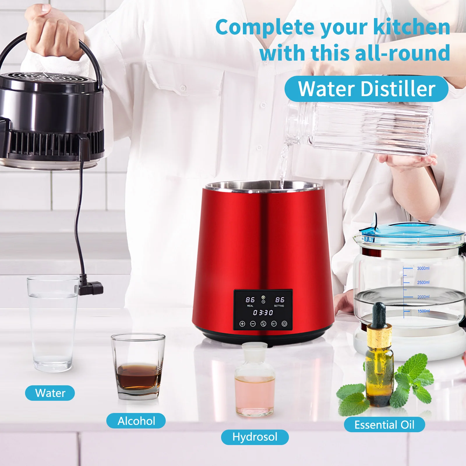 Stainless Steel Water Distiller Machine for Home