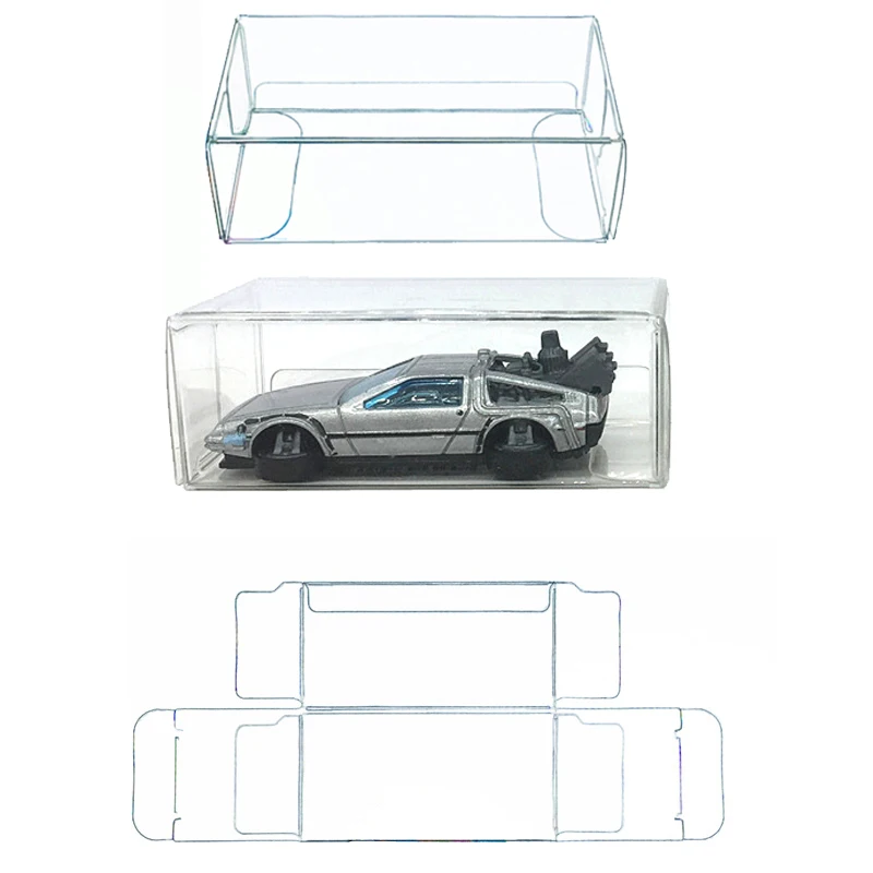 

PVC Storage Box for Hot Wheels Tomica Matchbox Car Diecast 1/64 Car Model Displaybox Educational Kid Boys Toys for Children Gift