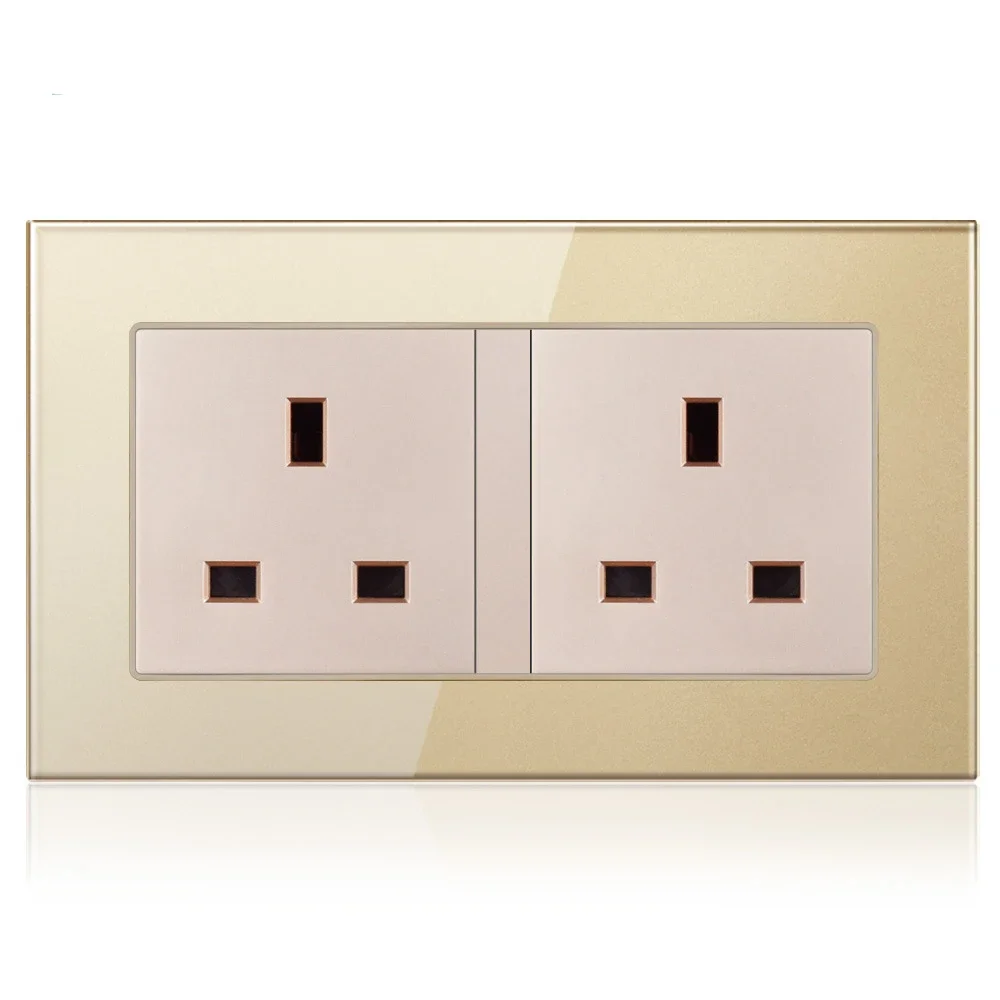 2 SOCKETS GOLD