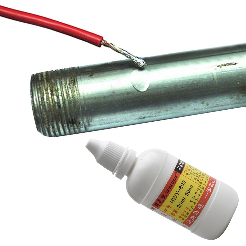

50ml Welding Fluxes Stainless Steel Flux Soldering Paste Liquid Solder Tool HLY-800 Quick Welding Tools Soldering Supplies
