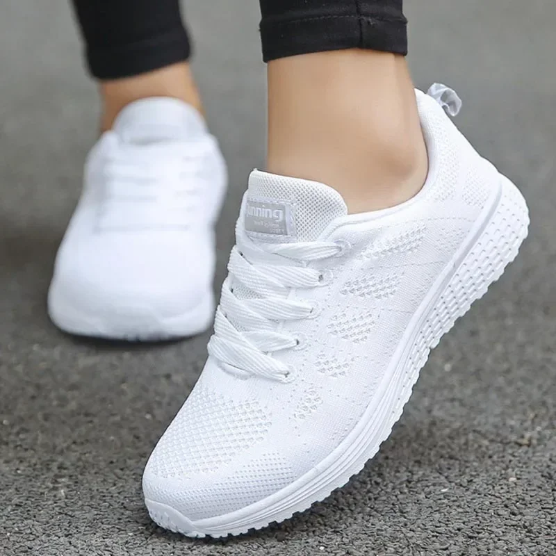 Womens Sneakers Fashion Lightweight Comfortable Mesh Breathable Sneakers Couple Sports Shoes Outdoor Tennis Shoes for Women