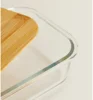 Rectangular glass microwave oven can use large capacity lunch box  closet organizer 4