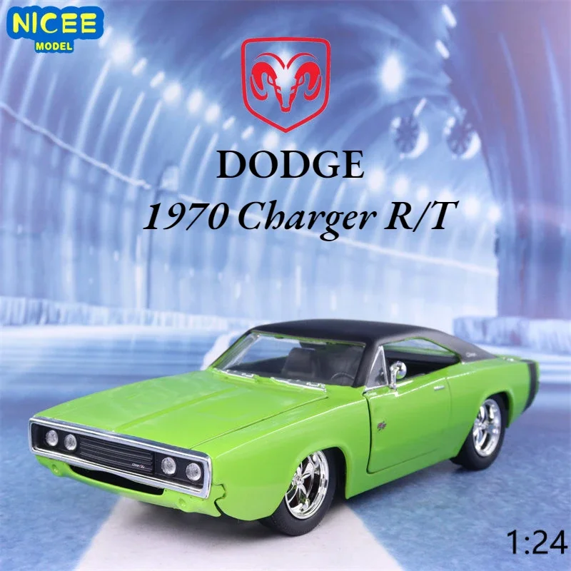 1:24 Fast & Furious 1970 Dodge Charger R/T Diecast Car Metal Alloy Model Car Toys For Children Gift Collection J91