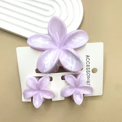 Tropical Blossom Hair Claw Clip - Stylish Beach Hair Accessory (S1)