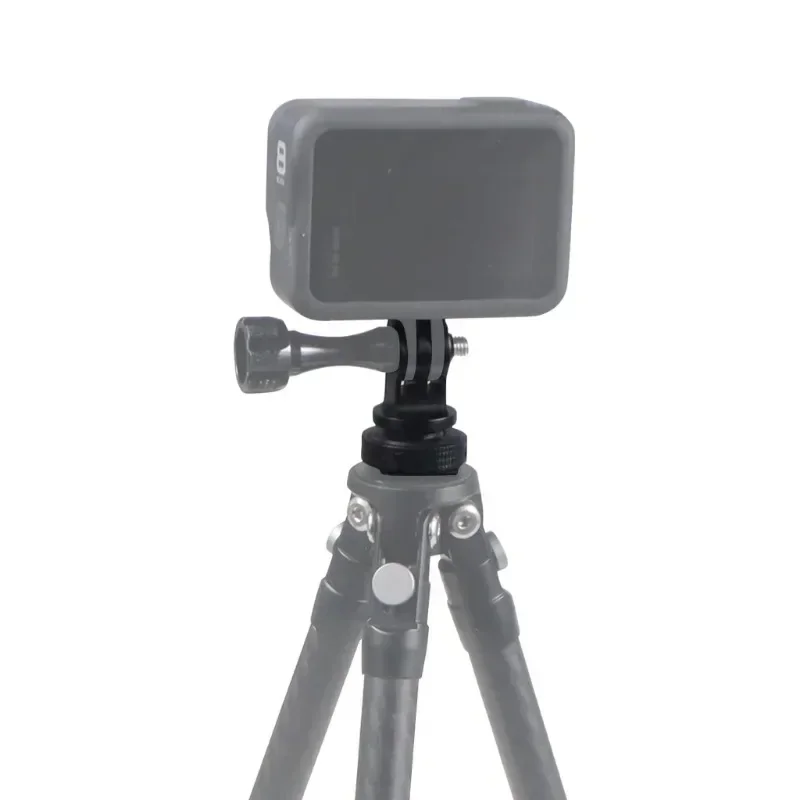 Description Picture 6 of item360 Swivel Cold Shoe Base Tripod Adapter Mount for GoPro 11 Action  For DJI Osmo Action 4 Cameras Cage Monitor LED Bracket