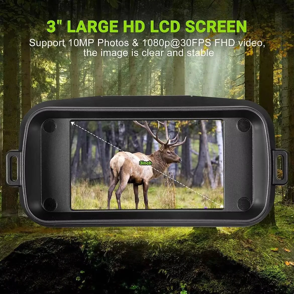 Night Vision Binoculars Device 5x Digital 800m Full Dark 3W 850nm Infrared Teles