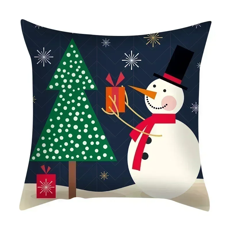thumbnail image 1 of Funda de cojín navideña de 45 cm, funda de almohada, decoración navideña para el hogar, decoración de Año Nuevo Noel, 1 of 5