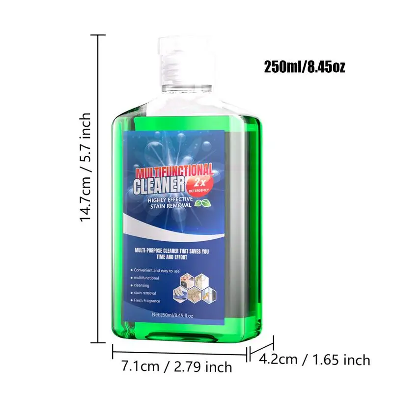 Kitchen Degreaser Cleaner Heavy Duty Degreaser Cleaner 8.45fl.oz Advanced Cleaning Spray Refreshing Fragrance Simple Effective