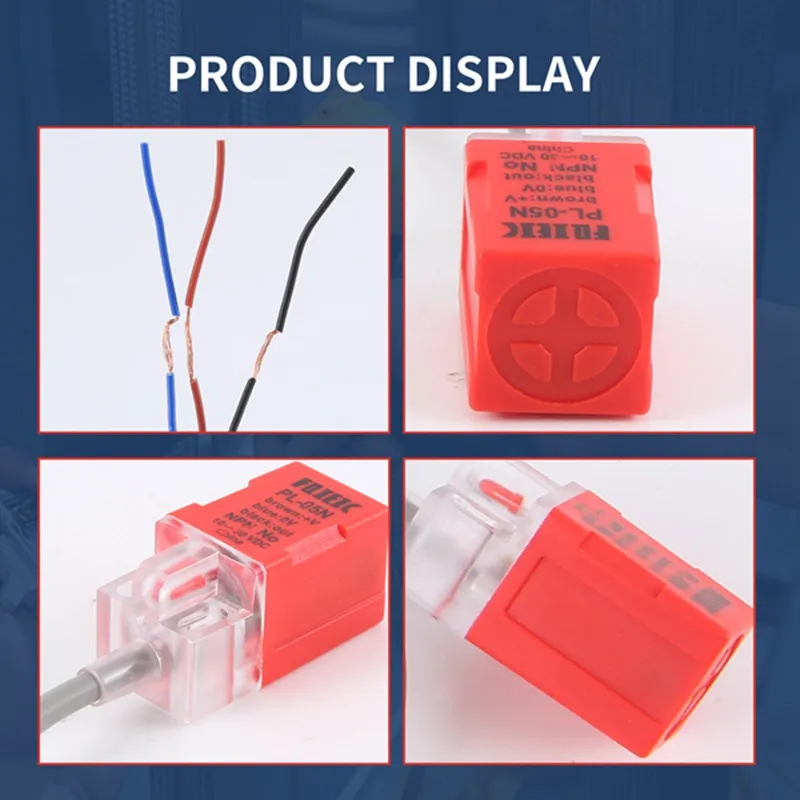 A15R -PL-05N/P DC 10-30V NPN NO 5Mm Square Inductive Proximity Sensor Switch 3 Wire P With Screws