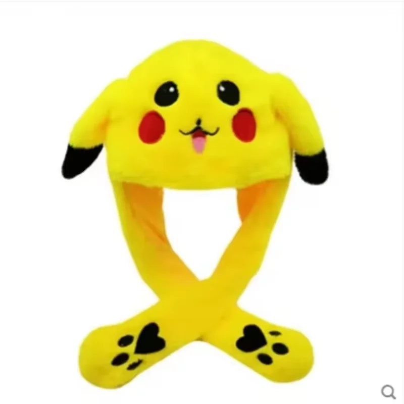 Rabbit Hat Rabbit Hat with Moving Ears Funny Headband Ears Popping Up When Pressing The Paws Cute Plush Bunny Hair Band Decoration Prop