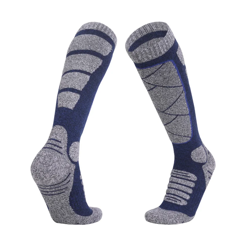 Professional Ski Socks Winter Warm Thickened Cushion Towel Bottom Outdoor Sports Hiking Climbing Long Socks Size 35-45