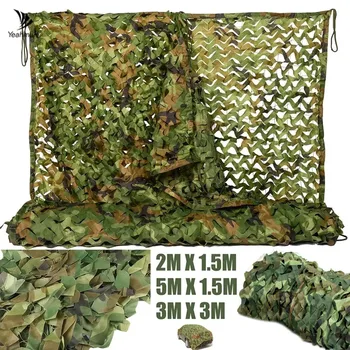 3 x3m 5 x1.5m rete mimetica militare piscina spiaggia Gazebo giardino Sun Shelter Camo Army Canvas Netting tenda Jungle Desert 1